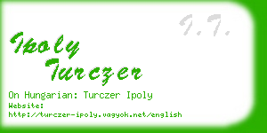 ipoly turczer business card